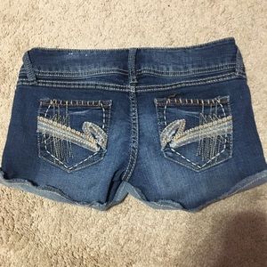 Denim shorts